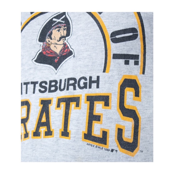 Vintage 1989 Pittsburg Pirate MLB Baseball Tee - Picture 2 of 4